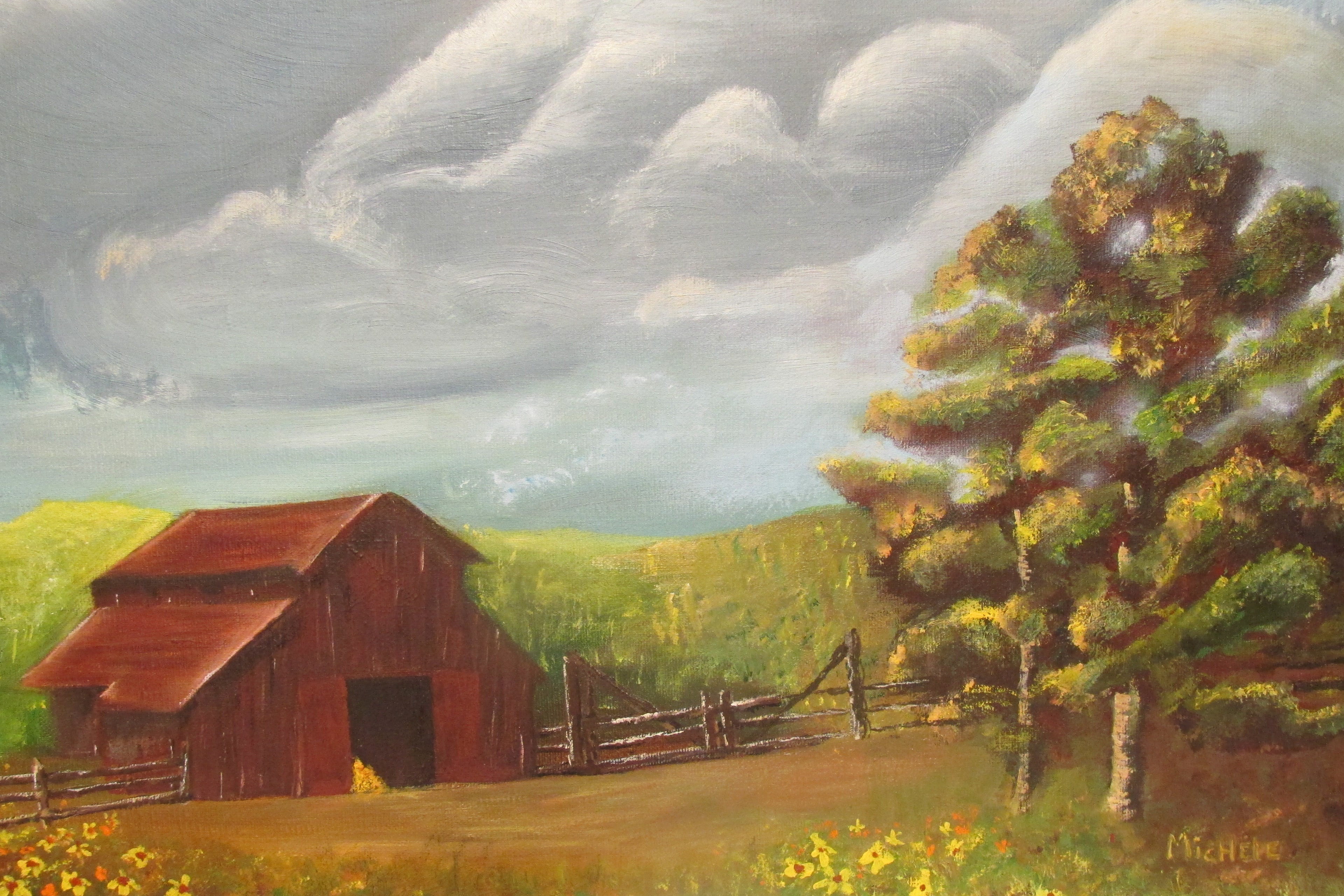 Barn in Morning Light